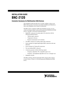 BNC-2120 Installation Guide