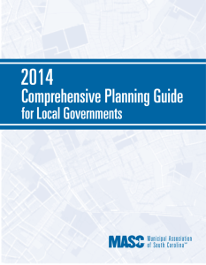 Comprehensive Planning Guide - Municipal Association of South