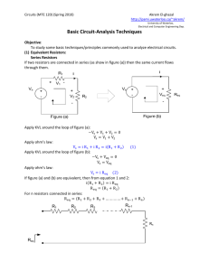 Basic Circuit-Analysis Techniques