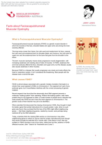 Facts about Facioscapulohumeral Muscular Dystrophy