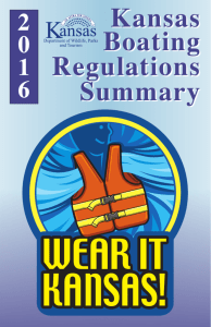 Boating Regulations - Kansas Department of Wildlife and Parks