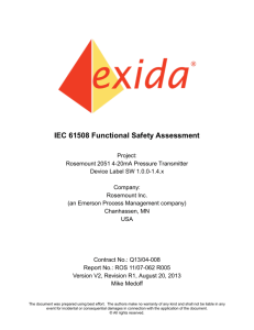 IEC 61508 Assessment