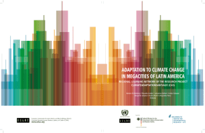 adaptation to climate change in megacities of latin america