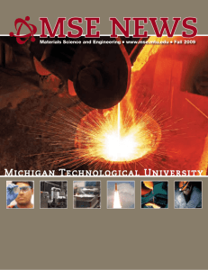 Mse news - Michigan Technological University