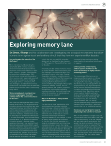 The M4 Project: Memory Mechanisms in Man and Machine