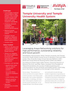 Temple University and Temple University Health System