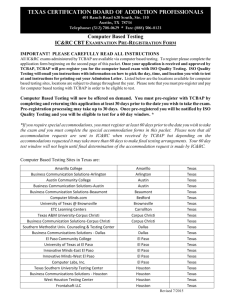 ADC Examination Registration Forms