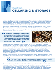 CELLARING & STORAGE