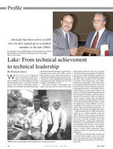 Lake: From technical achievement to technical leadership
