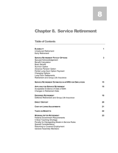 Employer Manual Chapter 8 - Virginia Retirement System