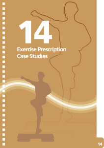 Exercise Prescription Case Studies