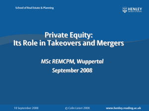 Private Equity - Henley Business School