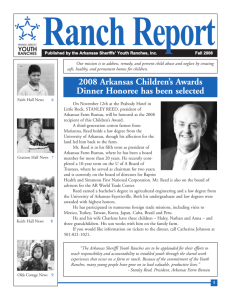 front page.qxd - Arkansas Sheriffs' Youth Ranches