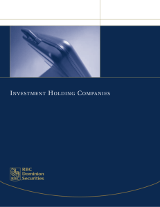 investment holding companies - RBC Dominion Securities