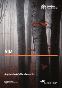 A guide to AIM tax benefits