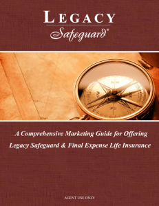 A Comprehensive Marketing Guide for Offering Legacy Safeguard