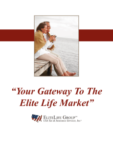 Your Gateway To The Elite Life Market