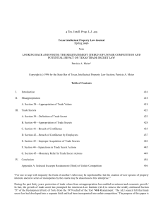 4 Tex. Intell. Prop. L.J. 415 - Texas Intellectual Property Law Journal