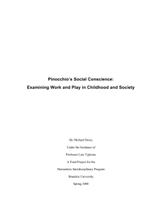 Pinocchio's Social Conscience