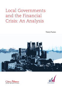 Local Governments and the Financial Crisis: An