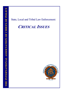critical issues - International Association of Chiefs of Police