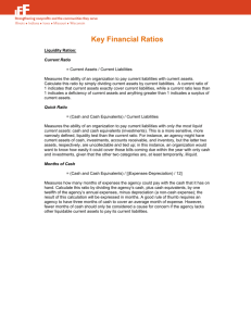 Key Financial Ratios