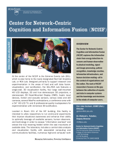 Center for Network-Centric Cognition and Information Fusion (NC2IF)