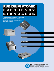 FEI 12 pg CATALOG 5-19-99 - Frequency Electronics Inc
