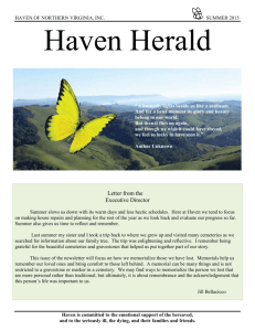 Haven Herald Summer 2015 - Haven of Northern Virginia