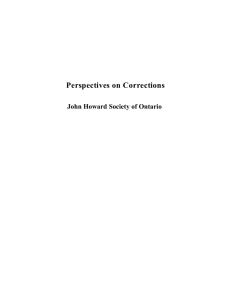 Perspectives On Corrections Towards A Philosophy Of Corrections