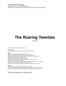 The Roaring Twenties - so many on sale now.