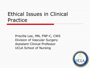 Legal and Ethical Implications of Nursing Practice
