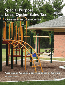 Special Purpose Local Option Sales Tax