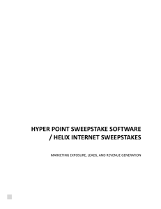 hyper point sweepstake software / helix internet sweepstakes