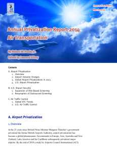 Annual Privatization Report 2014: Air Transportation