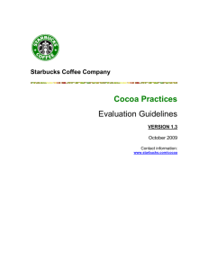 Cocoa Practices Evaluation Guidelines