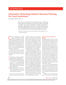 Dixon_2013_Information Technology Disaster Recovery Planning