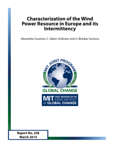 Characterization of the Wind Power Resource in Europe and its