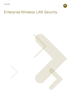 Enterprise Wireless LAN Security