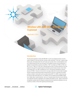 Wireless LAN at 60 GHz - IEEE 802.11ad