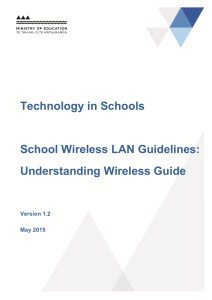 Wireless LAN Guidelines - Understanding