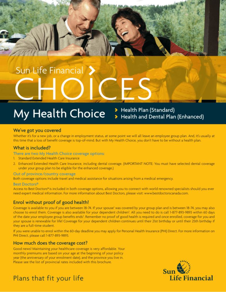 My Health Choice Sun Life Financial