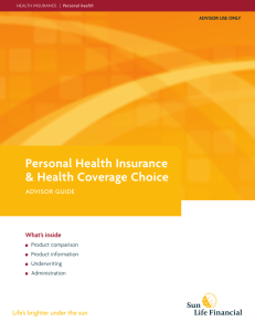 Personal Health Insurance & Health Coverage