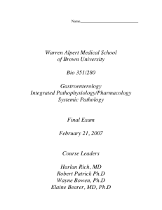 2007 GI exam questions - Alpert Medical School