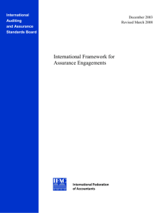 International Framework for Assurance Engagements