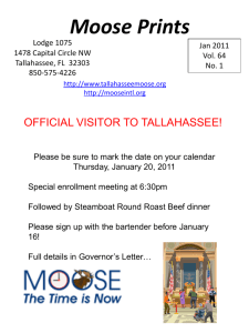 Moose Prints - Tallahassee Moose Lodge 1075