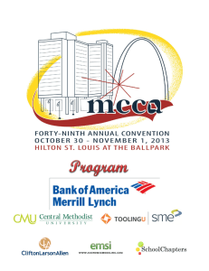 Convention program - Missouri Community College Association