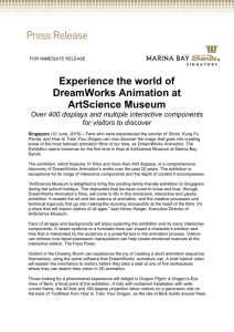 Experience the world of DreamWorks Animation at