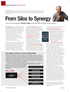 From silos to synergy