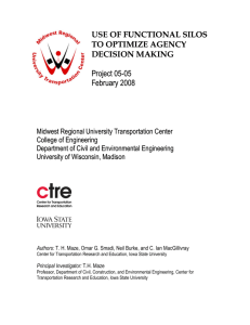 Final Report - Institute for Transportation